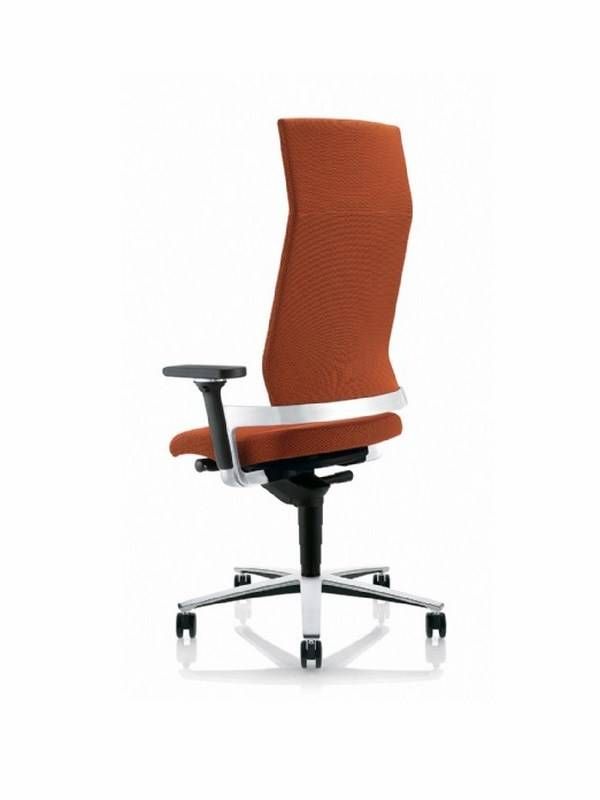 Fauteuil Lacinta - Siège ergonomique de Bureaux - tissu orange