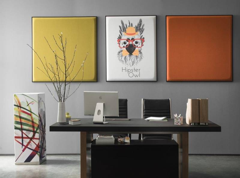 Panneau acoustique MYO - Jaune et orange
