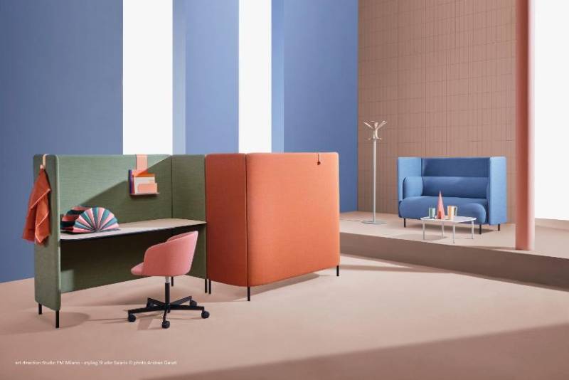 BuddyHub Desk de Pedrali : Un Refuge Esthétique pour l'Efficacité au Bureau