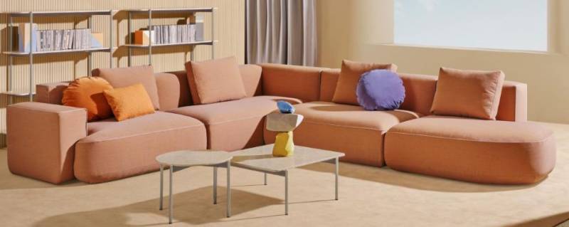 Canapé Jeff de Pedrali : Un design contemporain reconfigurable pour des espaces harmonieux