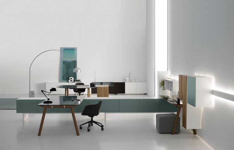 Bureau de direction avec rangement