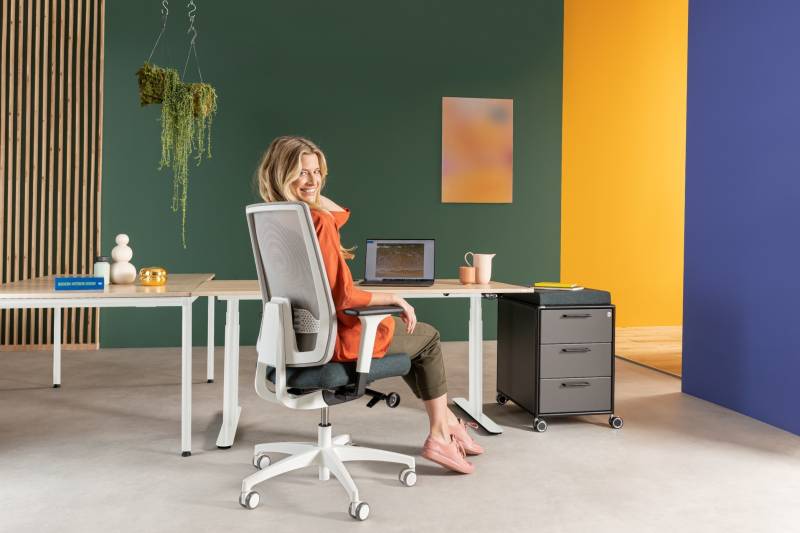 Chaise de travail collaboratif et ergonomique - Dauphin, Indeed