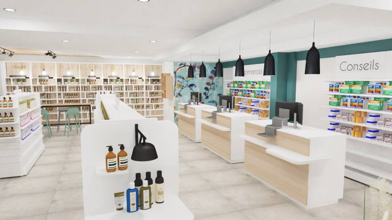 aménagement pharmacie mobilier marseille