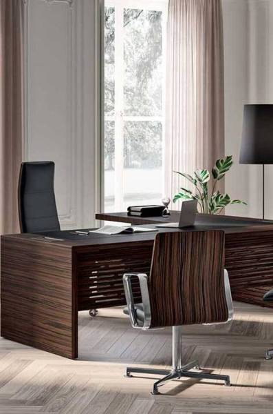 bureau de direction avec structure en bois plaqué Quadrifoglio e-10 à Marseille