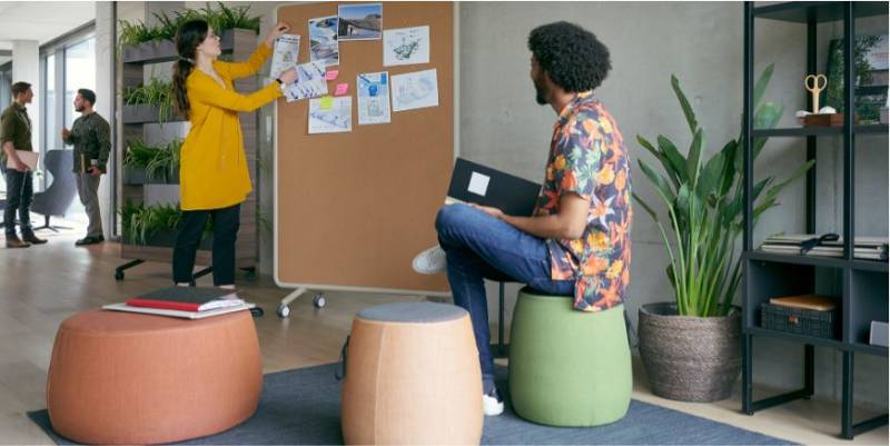 Le Pouf se:dot de Sedus : Polyvalence, Confort, et Durabilité au Cœur de l'Evolution des Espaces de Travail