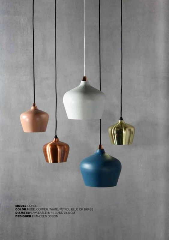 Collection Cohen, Frandsen - Luminaires coniques