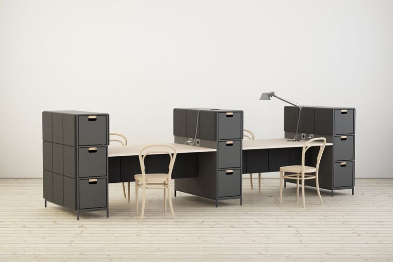 bureau de groupe avec rangement - aix en provence