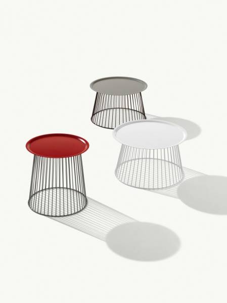 table basse metal filaire