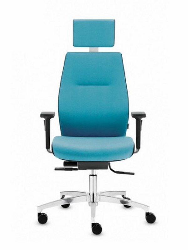 Collection Shape XTL par Dauphin - Siege de direction bleu avec accoudoir